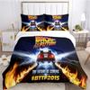 Classic Movie Back To The Future Canary Bedding Set Single Twin Full Queen King Size Bed Set Adult Kid Bedroom Duvet Cover Sets