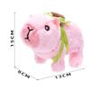Simulation Plush Electric Capibala Doll Can Bark Electric Capibala Plush Toy Creative   Birthday