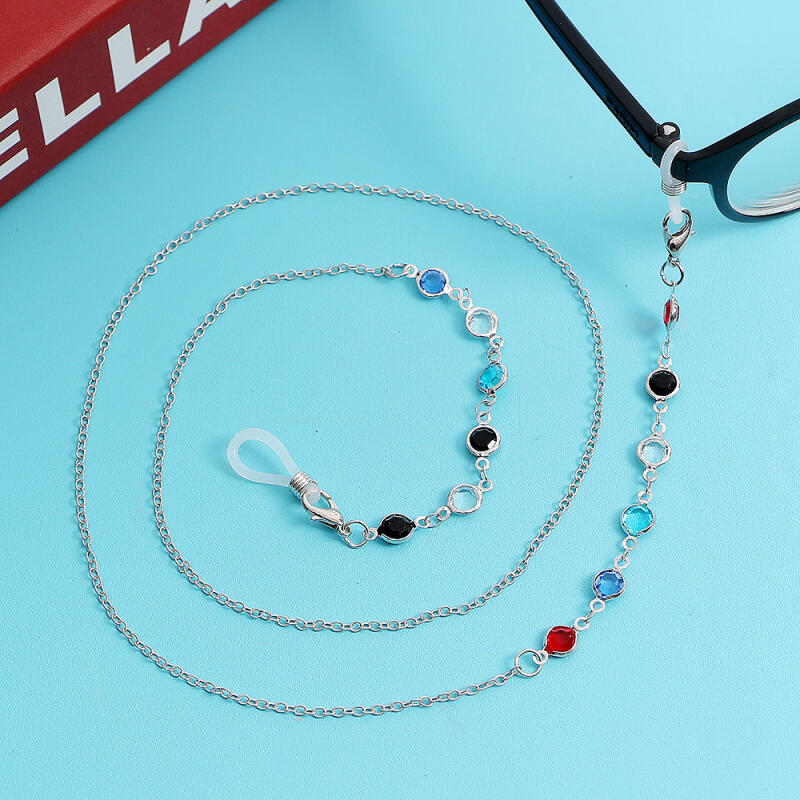 Eyeup Cubic Glasses Strap (Silver)