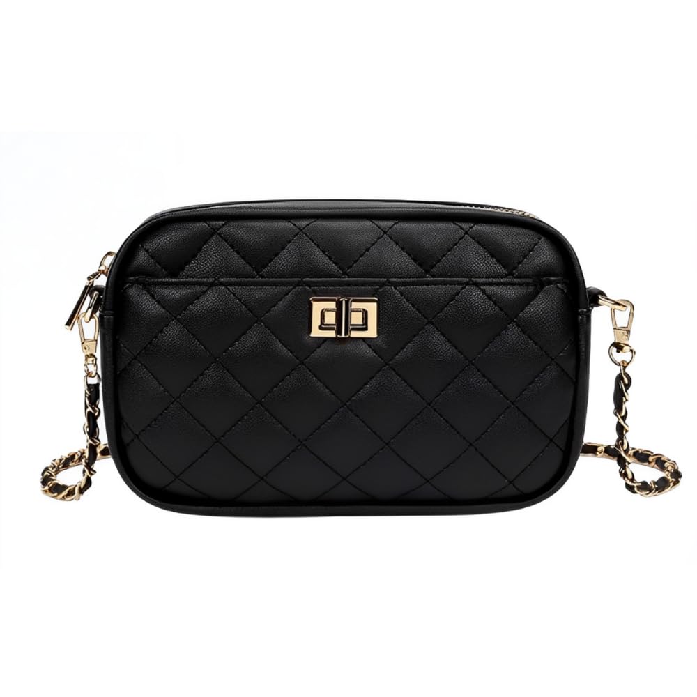 Seizar Women s Shoulder Bag, 4 Colors (Black)