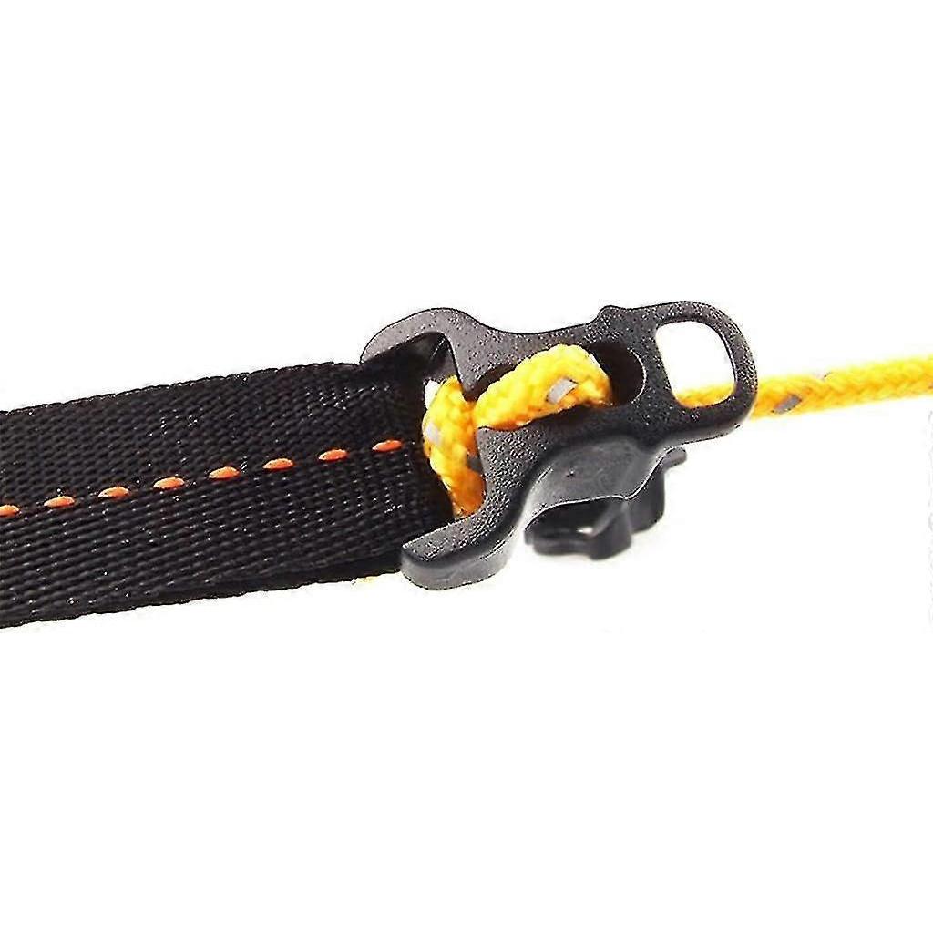 20pcs Camping Awning Tent Guyline Runner Guy Lines Stopper Cord Rope Tightener Tensioner Tent Hook Tent Hooks Plastic - Pjun