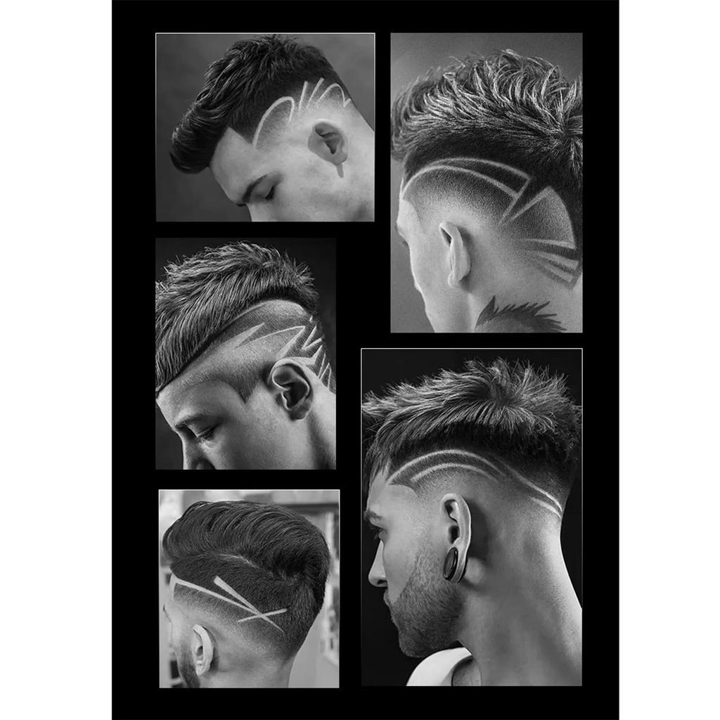 Professional Hair Clipper 0mm Zero Gapped Carving Clipper Men's Cordless Hair Trimmer Electric Hair Cutting Machine