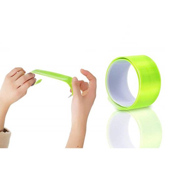 Reflective Wristband Automatic Adsorption Easy To Wear High Visibility Safety Ring Bracelet Night Running Visibility Strap