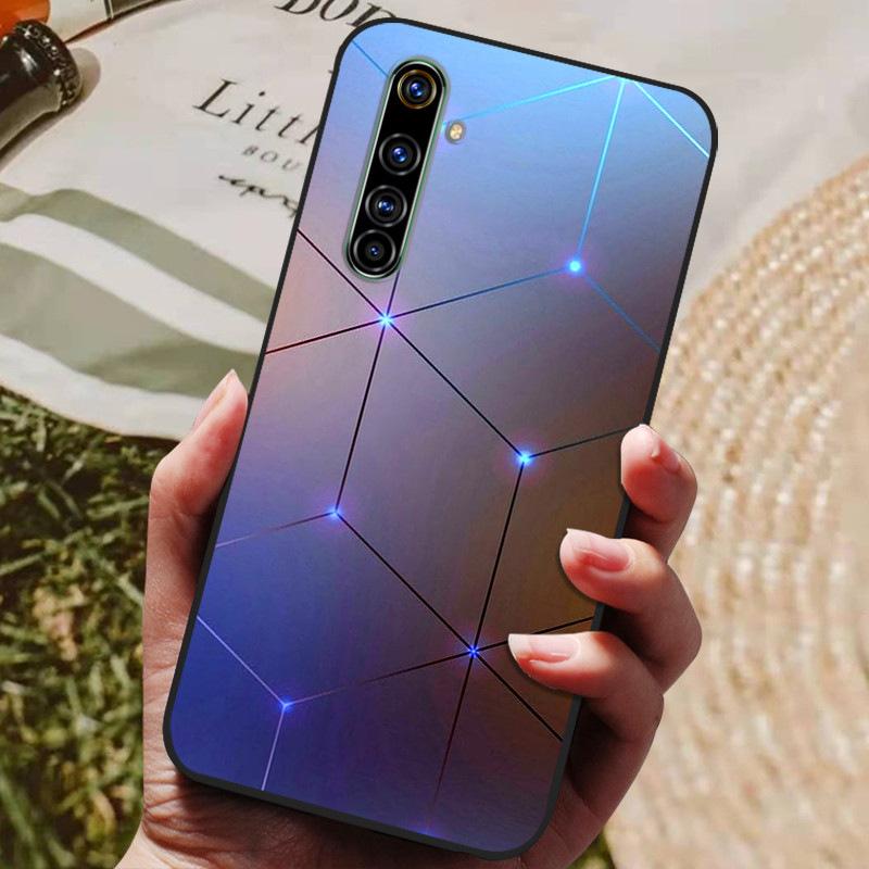 Per Custodia Realme 6 Custodia Realme 6 Pro Custodia Realmi 6s 6i Cover Posteriore Morbida in Silicone TPU per OPPO Realme6 6Pro Realme6Pro 6i Custodia