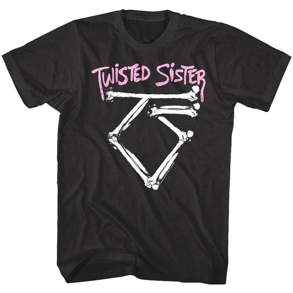 Twisted Sister Vintage Bones Logo Men s T Shirt S