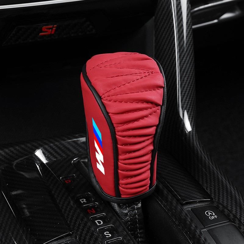 Car Shift Handle Cover Non-slip Wear-resistant For BMW 1 3 5 7 Serie M Performance X1 X3 X4 X5 F10 F15 F16 F20 F30 M3 M4 E34 E46 Cysh69