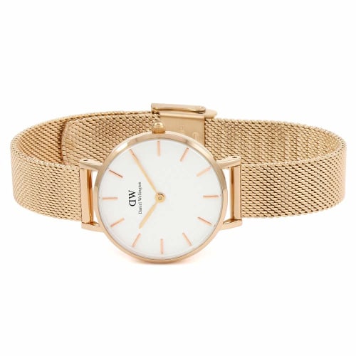 Daniel Wellington Watch DW00100219, Quartz, Pink Gold, White (Women's)