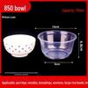 Round Disposable Plastic Bowl with Lid for Fresh-Keeping