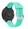 Monochrome Silicone Watch Band for Garmin Forerunner 235/620/735XT - Round Hole, Replacement Wristband S5/S6.