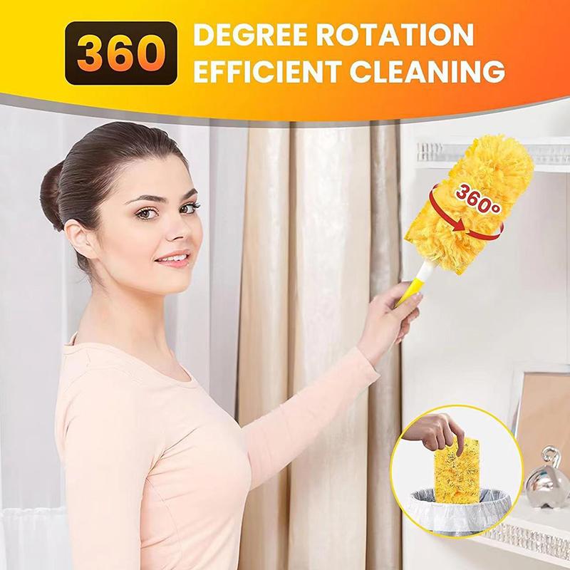 Double Sided 360 ° Electrostatic Precipitator For Cleaning Dust Spider Web Cleaning Disposable Feather Duster Roof And Desktop
