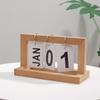 Nordic Minimalist Wooden Desk Calendar and Ornaments