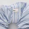 THE RYE Cotton Stripe Scrunchie M(Blue)