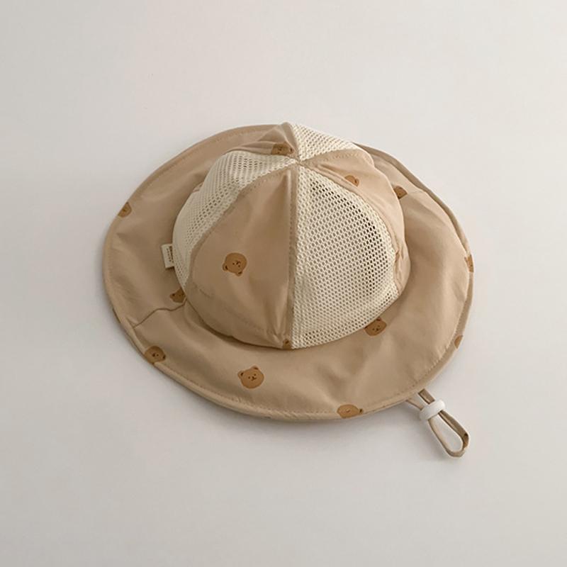 Dziecięcy bawełniany kapelusz typu bucket Nowe dziecięce czapki przeciwsłoneczne na zewnątrz Chłopcy Dziewczynki Wzór Kapelusz Panama Unisex Kapelusz plażowy wędkarski Dla 2-6 lat