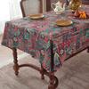 Polyester Cotton Color Woven Jacquard Bohemian Flower Geometric Tablecloth Rectangular Coffee Table Tablecloth Dining Table Cloth