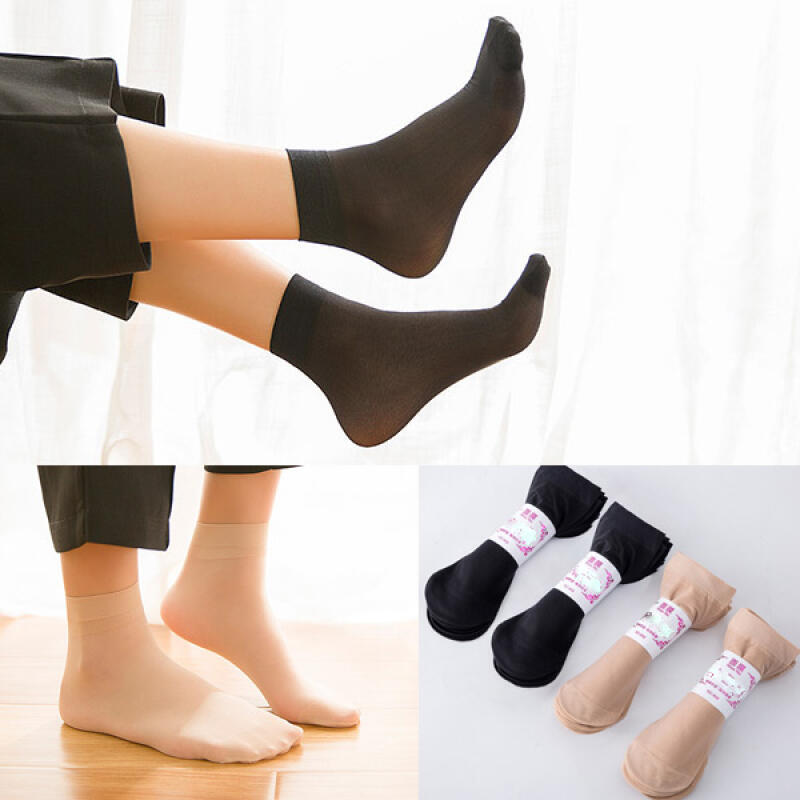 Jorden Women s Stockings, Socks, Spring/Summer [5-Pair Set] Black 5-piece set