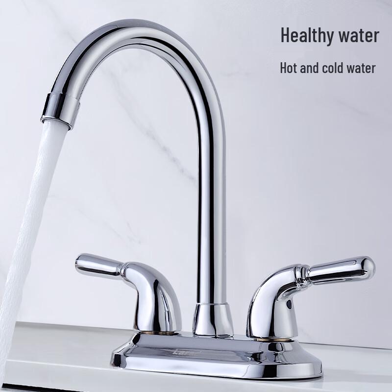 Lairshidan LD96022 Doppelgriff Deckmontierte Waschtischarmatur