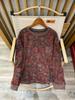 2026 Spring Artistic Printed Round Neck Loose Casual Women's Sweatshirt