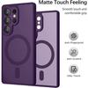 Coque Hybride - BOOLING - pour Samsung Galaxy S26 Ultra - Cercle Magnétique Vitre Caméra - Violet