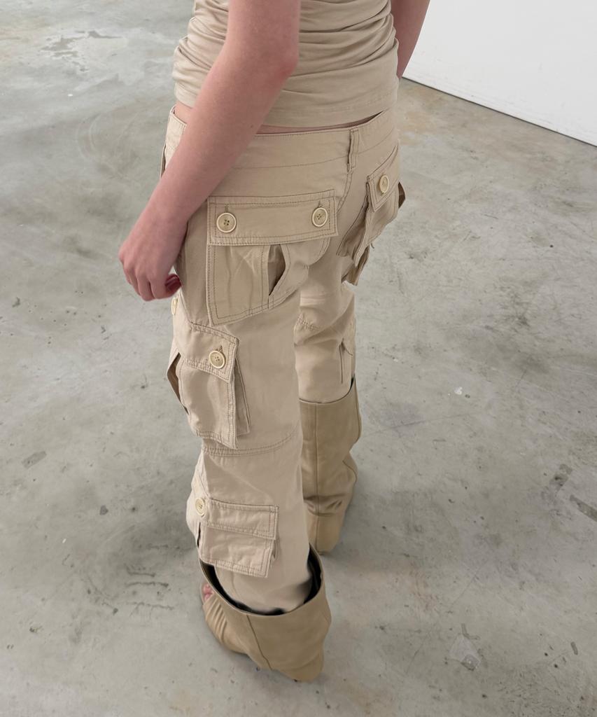 ODOR Range Cargo Pants - Beige