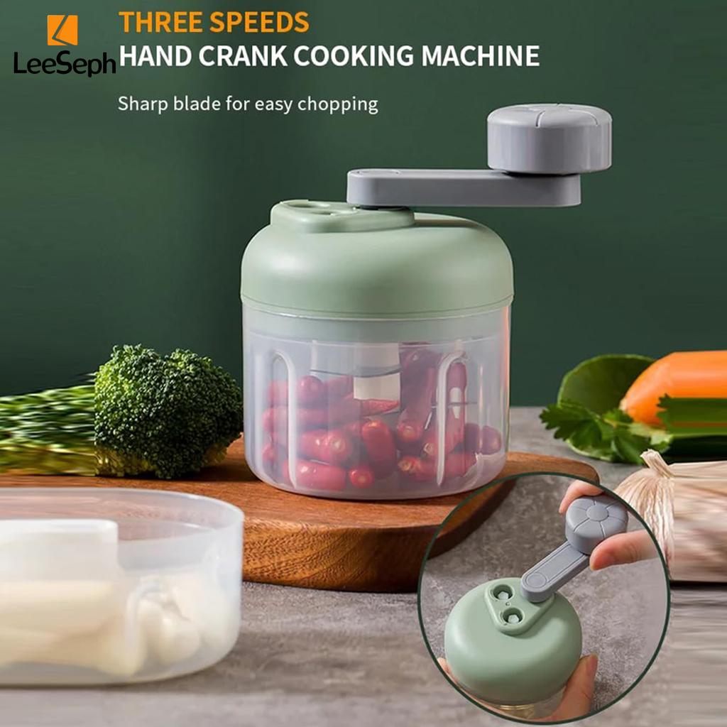 Leeseph Knoblauchzerkleinerer für die Haushaltsküche, manuelles Knoblauchstampfgerät, Nussmühle, geeignet für Ingwer, Chili, Obst, Fleisch