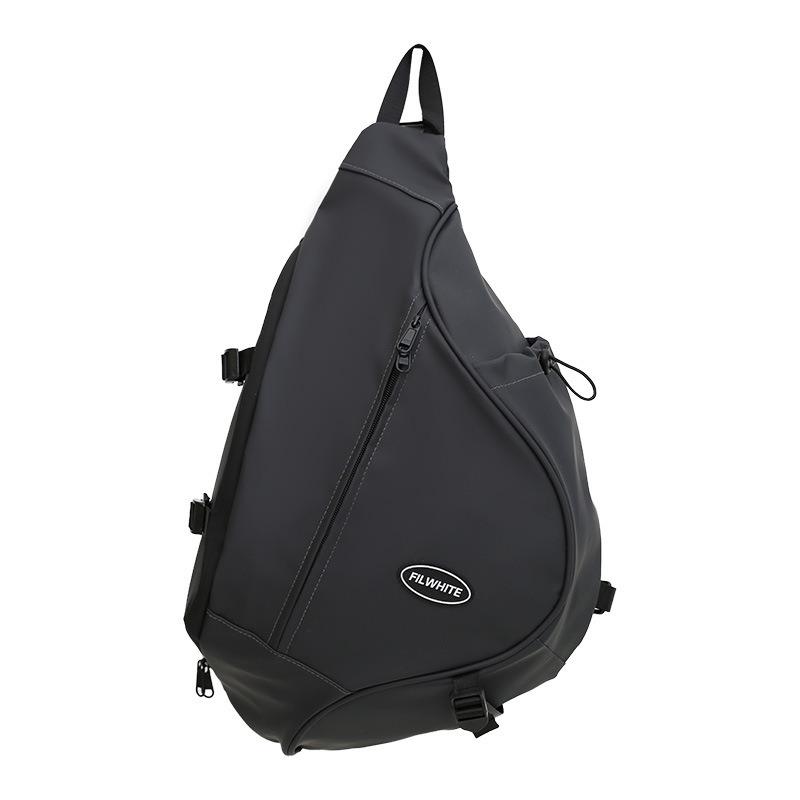 

Сумка через плечо мужская новая большой вместимости для отдыха и спорта, уличный студенческий школьный рюкзак для пары серый