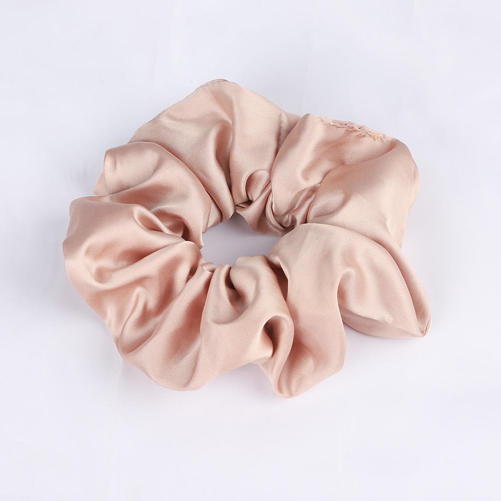 Silk Satin Scrunchies Elastic Hair Bands Women Girls Ponytail Holder Hair Ties Headbands High Quality Hair Accessories Fashion