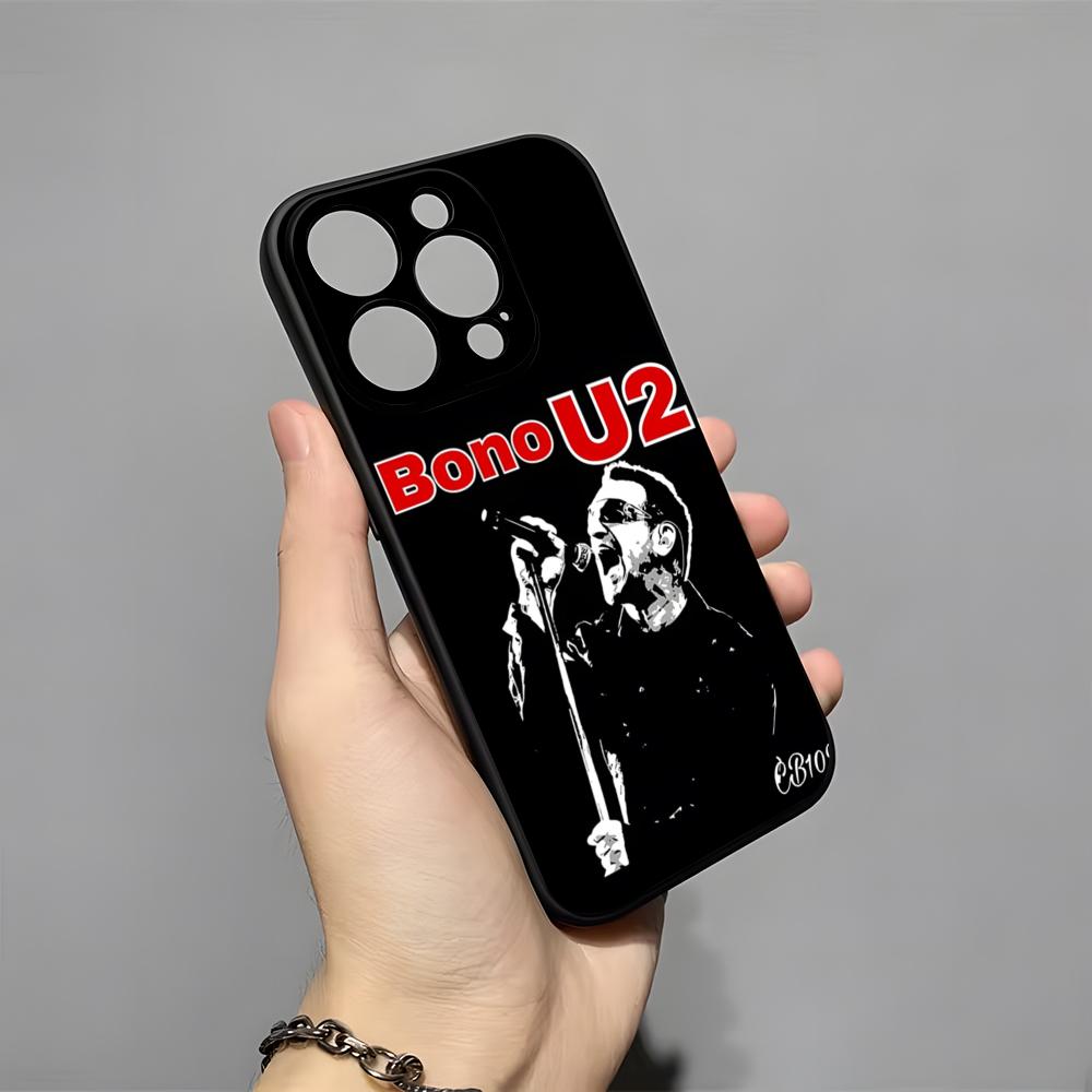 U2 Band Phone Case For IPhone 17 Pro Max 16 15 14 Pro Max 13 11 X Xs Xr 8 7Plus Silicone Cover