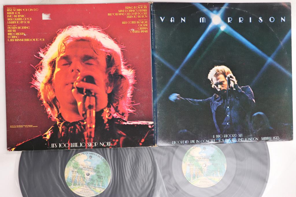 LP Record VAN MORRISON - It's Too Late To Stop Now 2BS2760 WARNER BROS 1974 US Rock Used