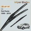 3X Front Rear Wiper Blades Set For Fiat Punto 188 MK2 1999 - 2010 2008 2007 2001 2000 Accessories Windshield Windscreen Brushes