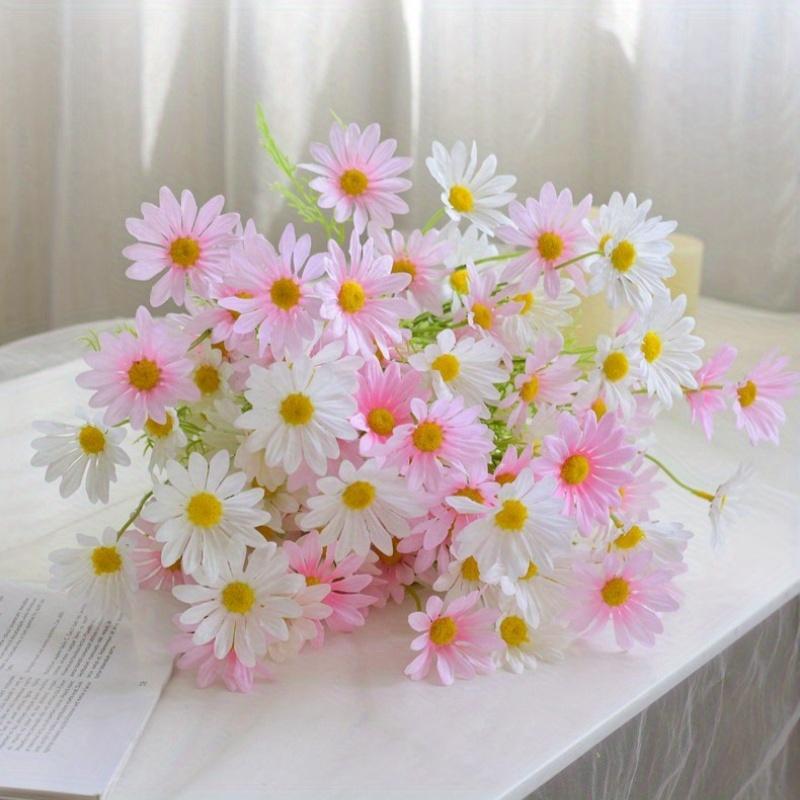 5Pcs Chamomile, Simulated Daisy Flower, Living Room Decoration, Dining Table Decoration, Flower Arrangement, Photography Props