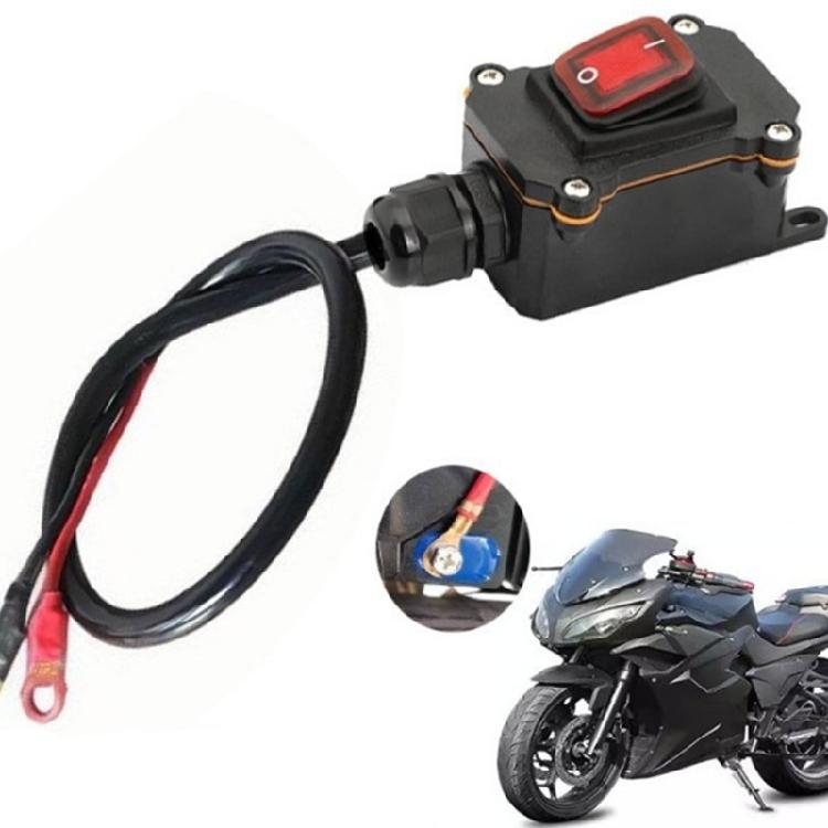 12-24V 30A Waterproof DPST Double Side Wiring Cable Switches with Quick Connect/Disconnect On Off Universal for Motorcycle