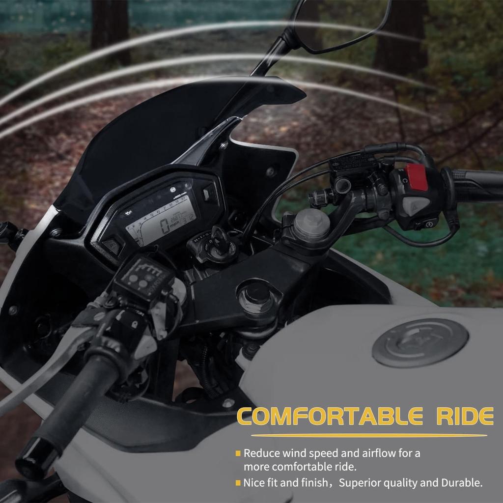 Sportbike CBR500R Windshield Windscreen Cover Airflow Wind Screen Deflector Visor Protector Front Fairing for H-onda CBR 500 R CBR 500R CBR-500-R