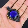 Lapis Lazuli Pendant Handmade Gemstone Jewelry, 999 Copper Wire Wrapped Pendant ,Unique Design Jewelry Pendant