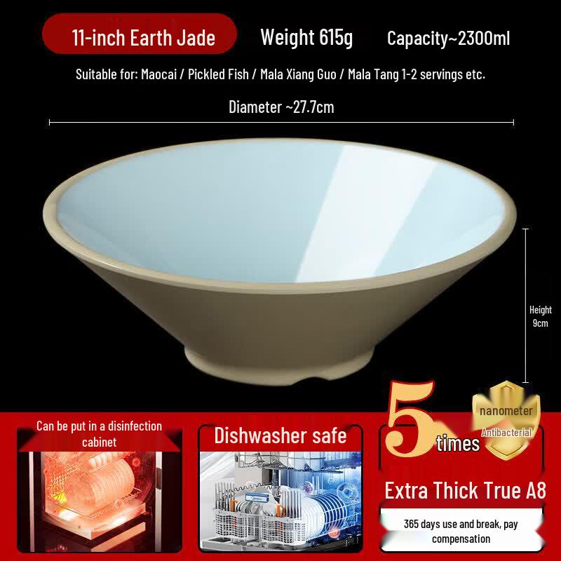 Qiwei A8 Commercial Melamine Noodle Bowl