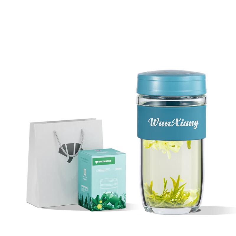 U852S Silver Ion Antibacterial Borosilicate Glass Water Bottle