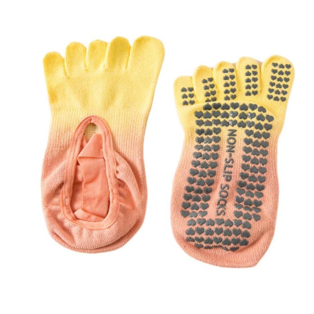 

1 Pair Full Five Finger Split Finger Yoga Socks Cross Strap Five Finger Sport Socks Pilates style 8