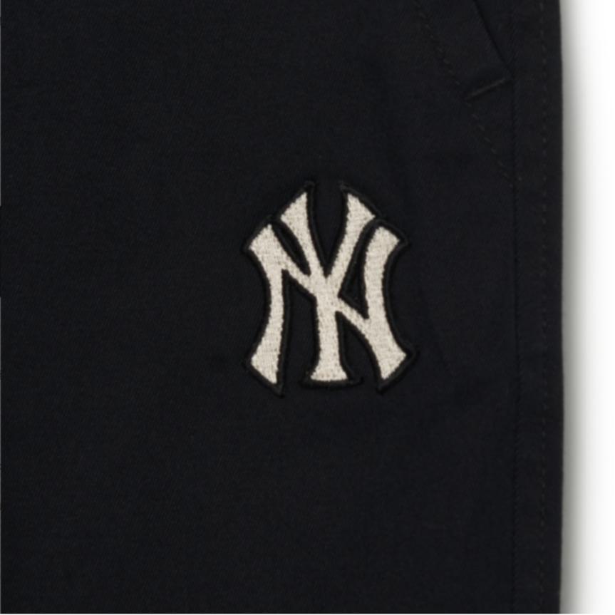 New MLB Base Logo Casual Pants Men's Black 3LWPB0131-50BKS