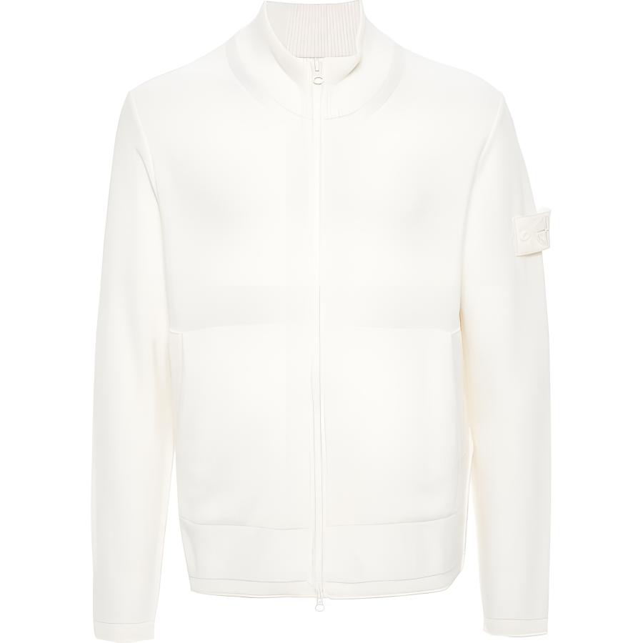 Stone Island Plain Stand Collar Fitted
