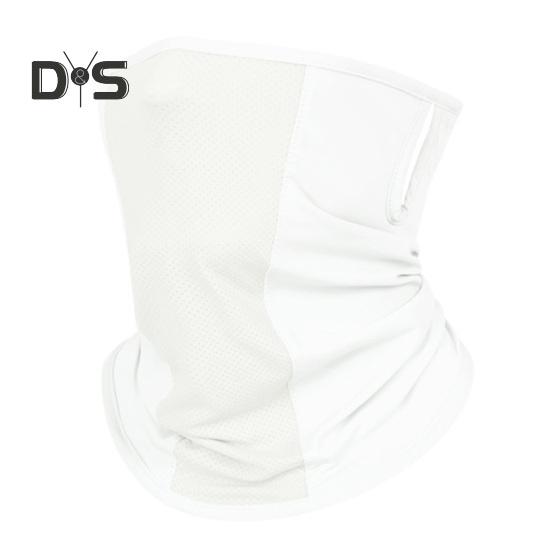 

Летняя велосипедная защитная маска для лица, защита от ультрафиолета, дышащая, охлаждающая, ледяная шелковая мужская и женская бандана, шарф для защиты лица белый