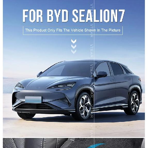 For BYD Sealion 7 2024-2026 Center Console Armrest Storage Box Tray Car Interior Organization Products Accessories