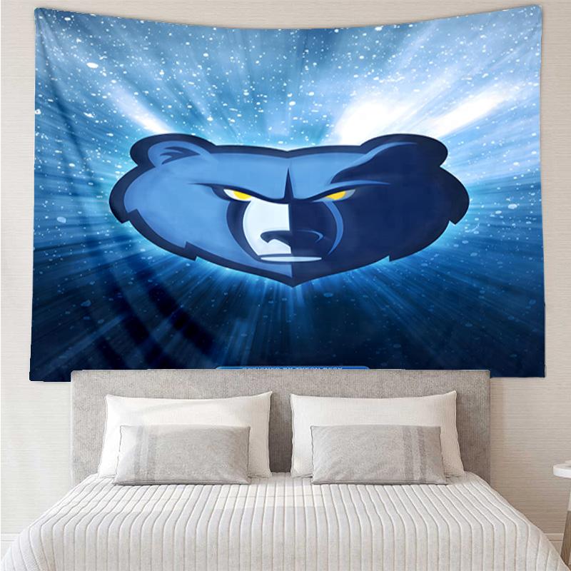 City Grizzlies Bear Logo Quick-Dry Tapestry Hanging for Bedroom,Livingroom, Playroom,Decor Art Room Wall Tapestry Holiday and Birthday Gifts
