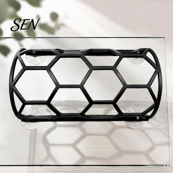 Corn Snake Activity Toy Reptile Honeycomb Climbing Shelf, Suction Cup Tunnel Hide, Rest Platform Terrarium Landscaping Decor for Ball Python, Lizard,