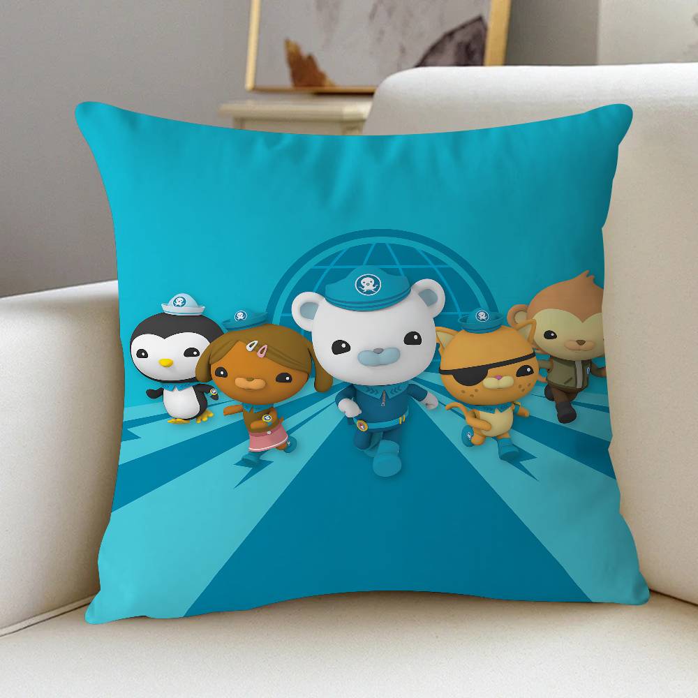

O-Octonauts Cushion Cover Car Throw Pillow Case For Sofa Car Christmas Gift 40x40cm 45x45cm 12x12Inch