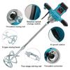 6 Speed Electric Mortar Cement Mixer Handheld Mixer with 60cm Pole for Stirring Mortar Paint Cement Grout 2100W