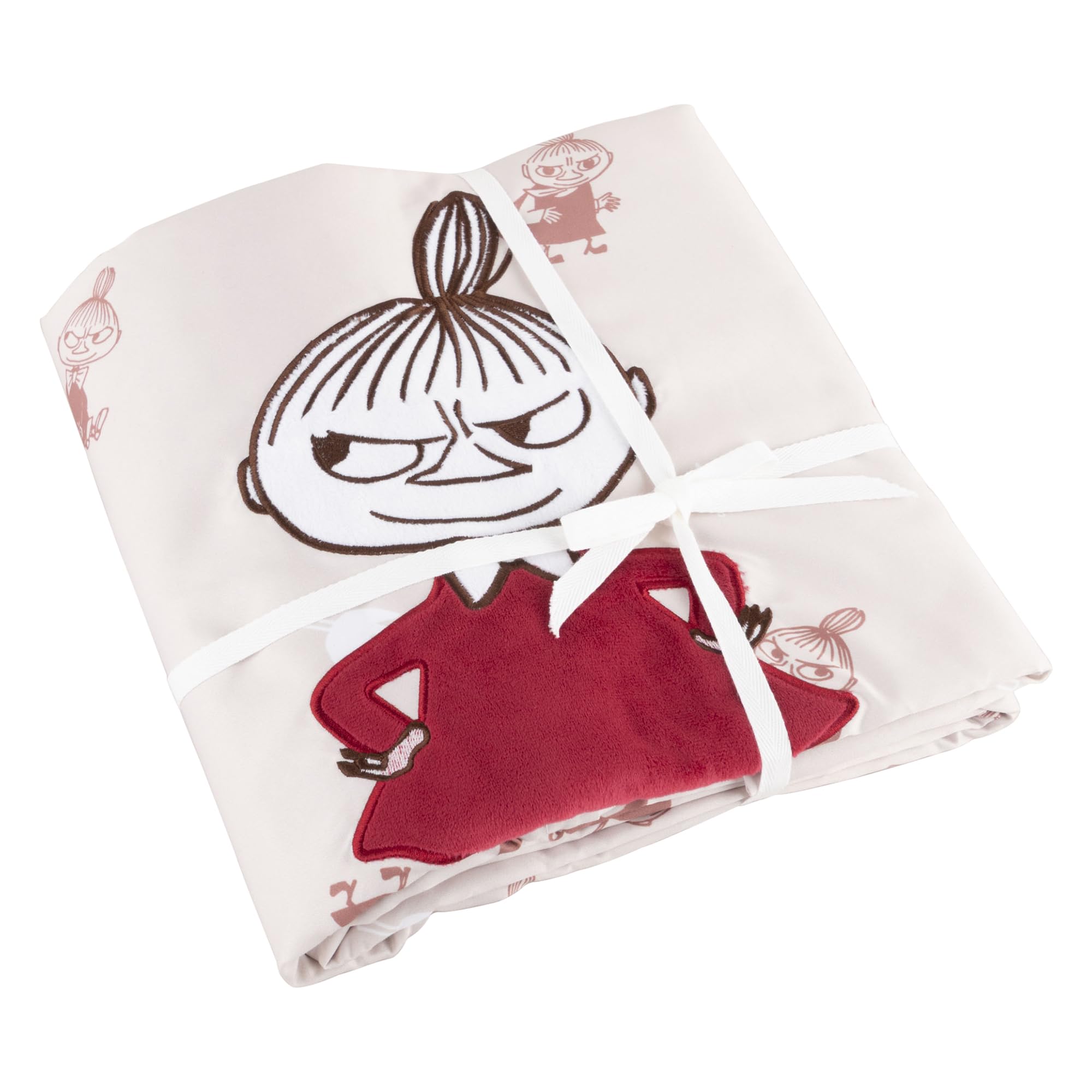 

MORIPiLO (Morishita) Little My Moomin Duvet Cover Set (Duvet Cover 150x210cm, Pillowcases 43x63cm) Beige, Cute 2-Piece Character Set