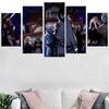 Decorare interioară Artă de perete Picturi pe pânză 5 bucăți Poze Fairy Tail Anime Prints Poster modular modern Cadru camera de zi fără cadru