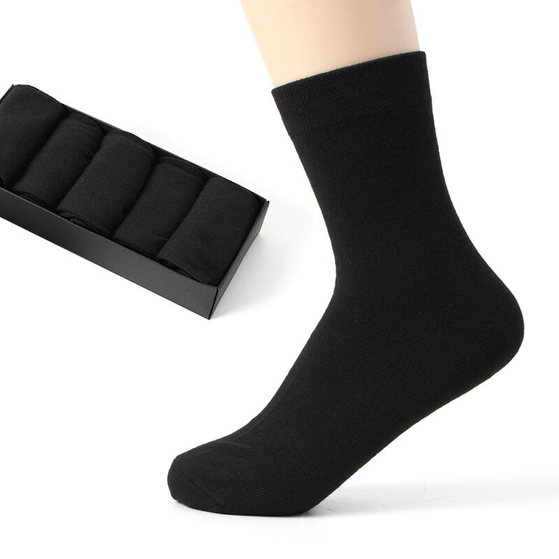 10 Pairs of Standard Men s Mid-Calf Socks (Black)
