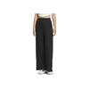 Adidas SS25 Comfortable Versatile Solid Color Casual Pants Women Bottoms Black JN0712