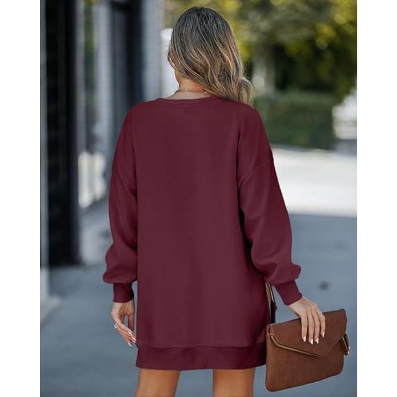 YYFS Moda dame ocazional imprimeu culoare solidă toamnă iarnă cu mâneci lungi pulovere și mâneci lungi