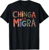 Mexican Chinga Vintage Funny Cute Flower Design Unisex T-Shirt